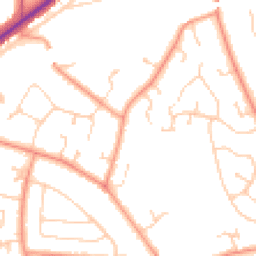 Daytime road noise heatmap for RG5 3BH