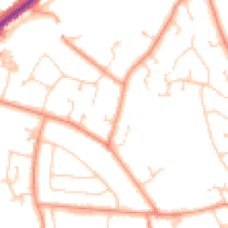 Daytime road noise heatmap for RG5 3BJ