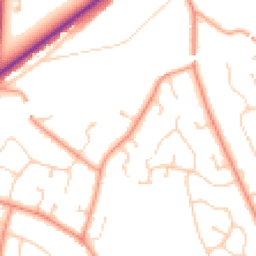 Daytime road noise heatmap for RG5 3BL