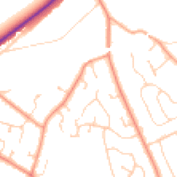 Daytime road noise heatmap for RG5 3BS
