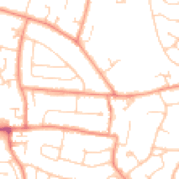 Daytime road noise heatmap for RG5 3BZ