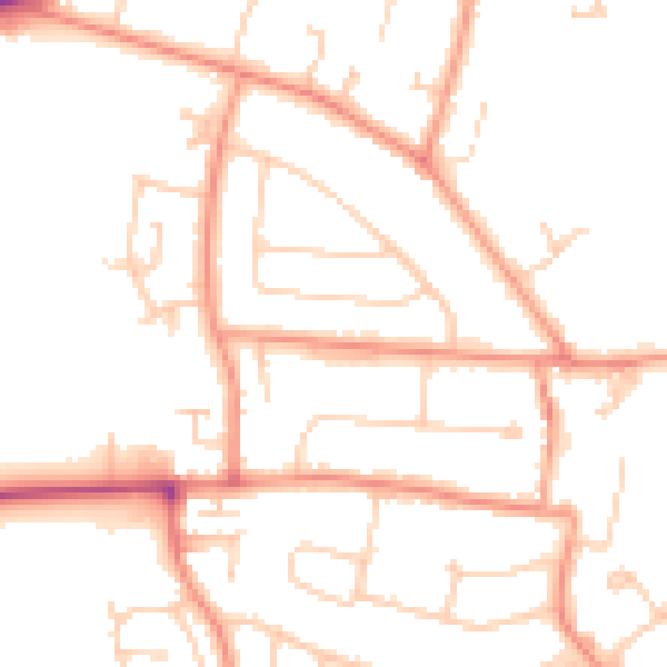 Daytime road noise heatmap for RG5 3DG