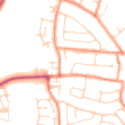 Daytime road noise heatmap for RG5 3DJ