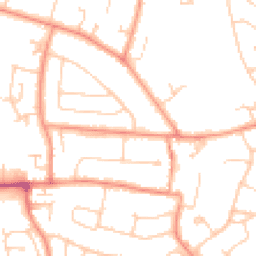 Daytime road noise heatmap for RG5 3DQ