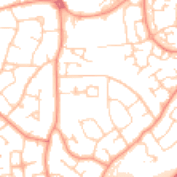 Daytime road noise heatmap for RG5 3EW
