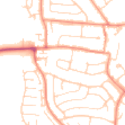 Daytime road noise heatmap for RG5 3HX