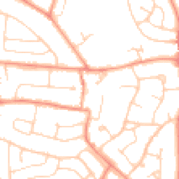 Daytime road noise heatmap for RG5 3JP