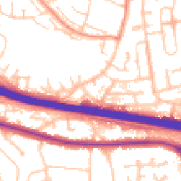 Daytime road noise heatmap for RG5 3PD