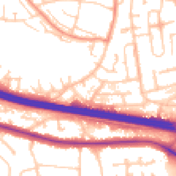 Daytime road noise heatmap for RG5 3PE