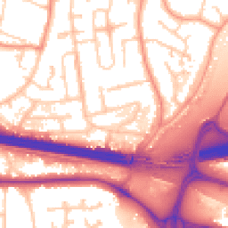 Daytime road noise heatmap for RG5 3PY