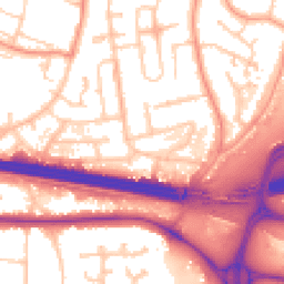 Daytime road noise heatmap for RG5 3QA