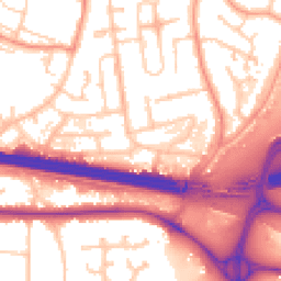Daytime road noise heatmap for RG5 3RB