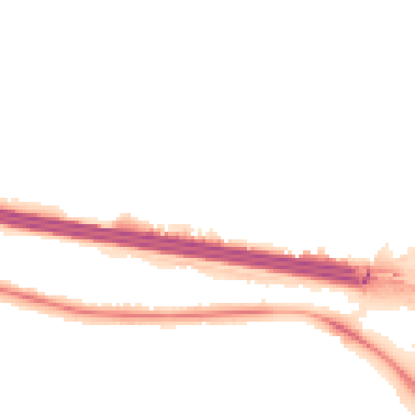 Night-time road noise heatmap for RG5 3RH