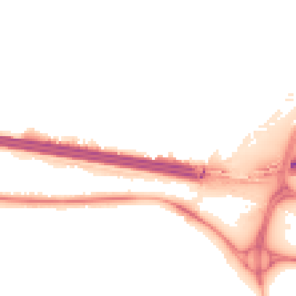 Night-time road noise heatmap for RG5 3RS