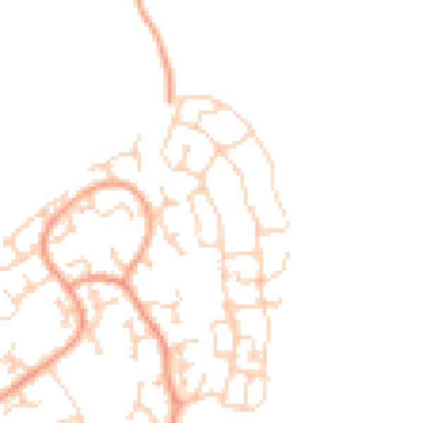 Daytime road noise heatmap for RG5 4BQ