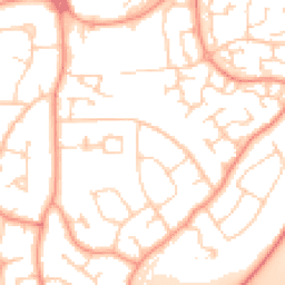 Daytime road noise heatmap for RG5 4EJ