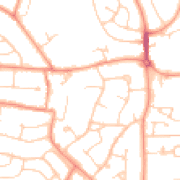 Daytime road noise heatmap for RG5 4JJ