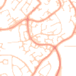 Daytime road noise heatmap for RG5 4NW