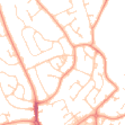 Daytime road noise heatmap for RG5 4PR