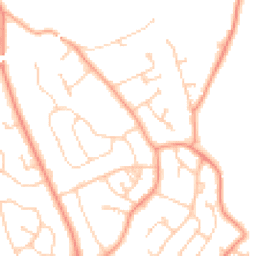 Daytime road noise heatmap for RG5 4PW