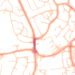 Daytime road noise heatmap for RG5 4QR