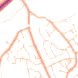 Daytime road noise heatmap for RG5 4RB