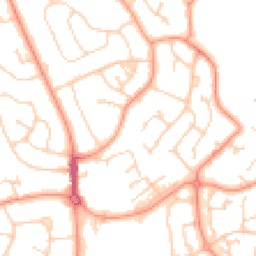 Daytime road noise heatmap for RG5 4RJ