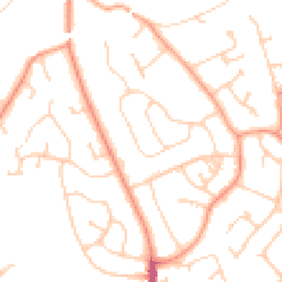 Daytime road noise heatmap for RG5 4TT