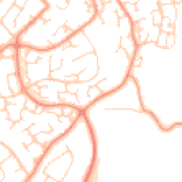 Daytime road noise heatmap for RG5 4UD