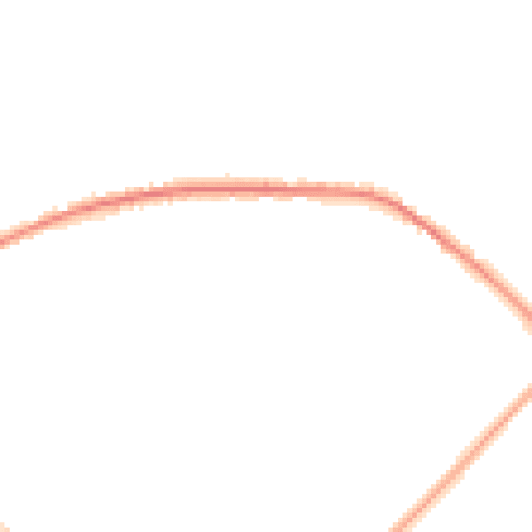 Night-time road noise heatmap for RG6 3AS