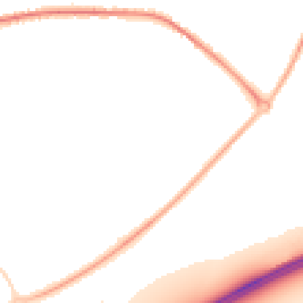 Night-time road noise heatmap for RG6 3TD