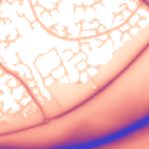 Daytime road noise heatmap for RG6 3WL