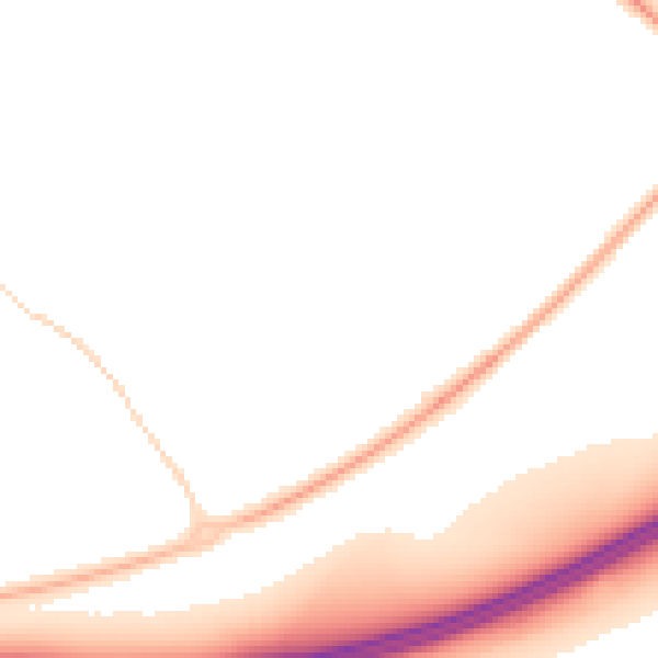 Night-time road noise heatmap for RG6 3WL