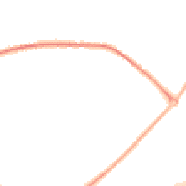Night-time road noise heatmap for RG6 3XD