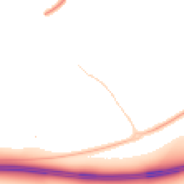 Night-time road noise heatmap for RG6 4BJ