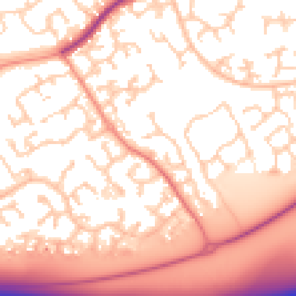Daytime road noise heatmap for RG6 4BW