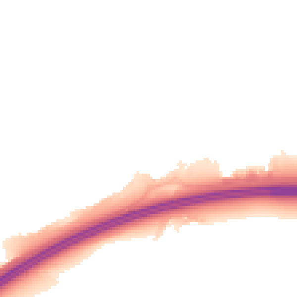 Night-time road noise heatmap for RG6 4DS