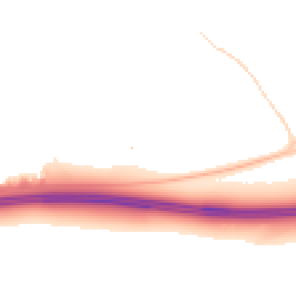 Night-time road noise heatmap for RG6 4ED