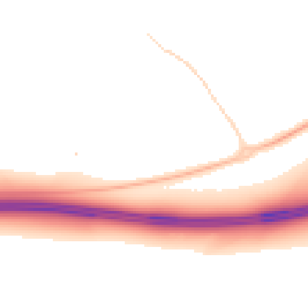 Night-time road noise heatmap for RG6 4JL