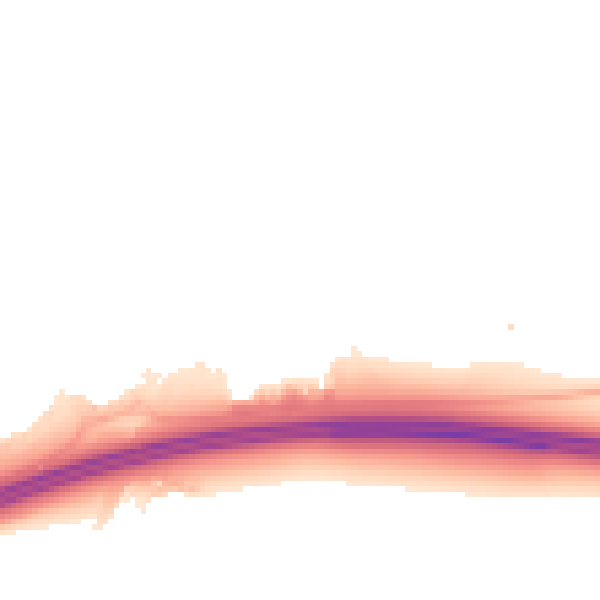 Night-time road noise heatmap for RG6 4XA