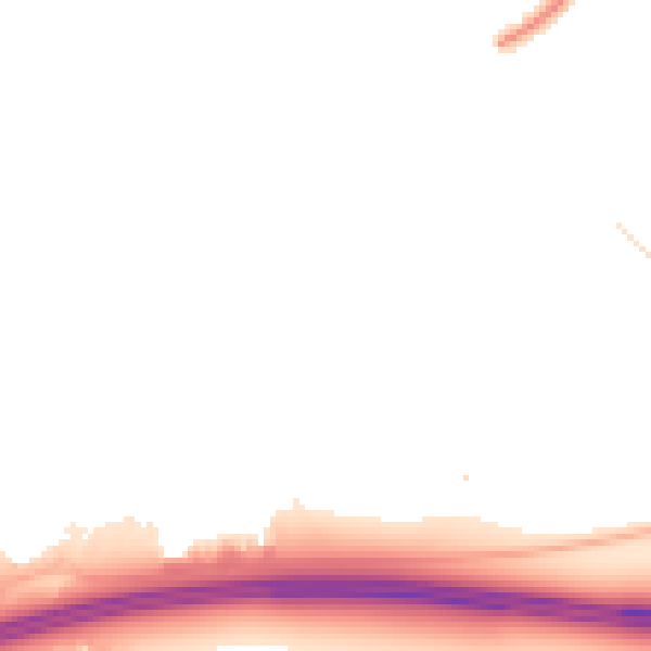 Night-time road noise heatmap for RG6 4XE