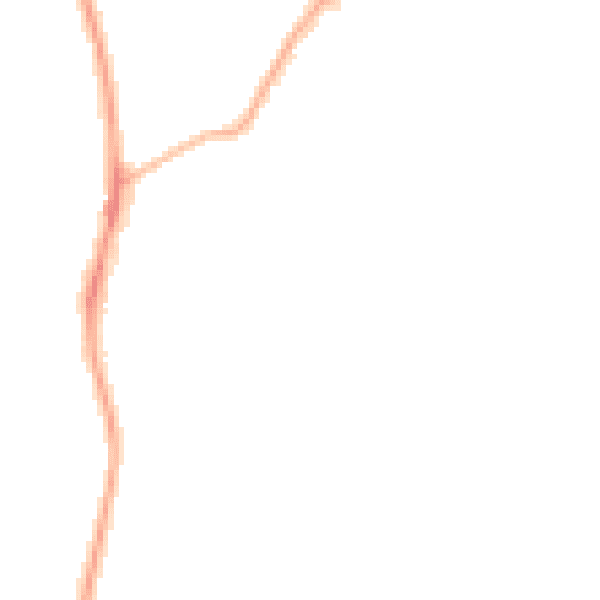 Night-time road noise heatmap for RG6 5GH