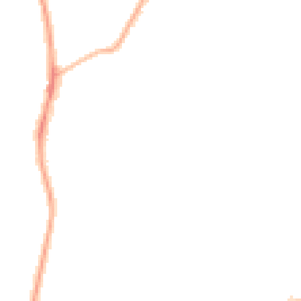 Night-time road noise heatmap for RG6 5GJ