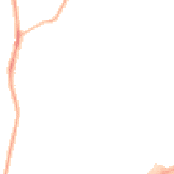 Night-time road noise heatmap for RG6 5GL