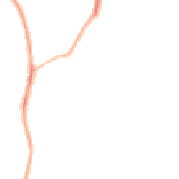 Night-time road noise heatmap for RG6 5GP