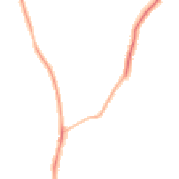 Night-time road noise heatmap for RG6 5TH
