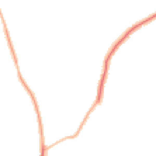 Night-time road noise heatmap for RG6 5TP