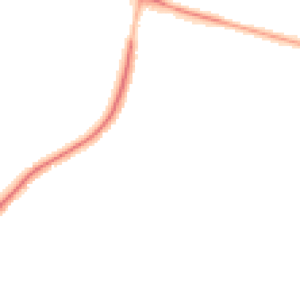 Night-time road noise heatmap for RG6 7RH