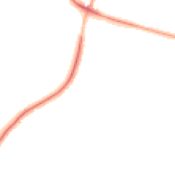 Night-time road noise heatmap for RG6 7RL