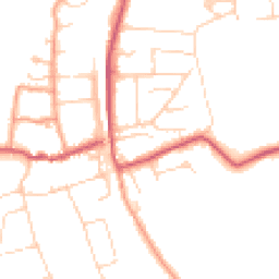 Daytime road noise heatmap for RG8 0AA